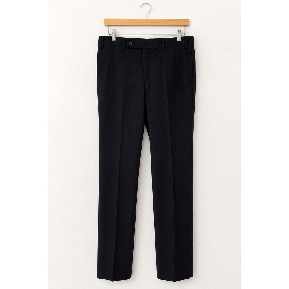 Lauren‎ Ralph Lauren Womens Navy Blue Straight Leg Dress Pants 36W x 30L Career